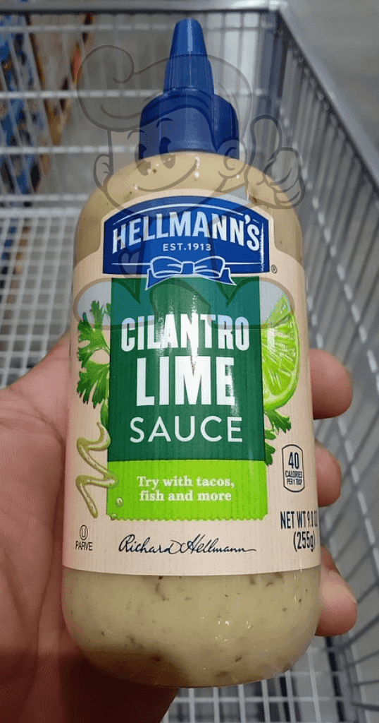 Hellmanns Cilantro Lime Sauce 255G Groceries