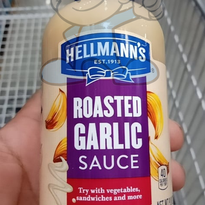 Hellmanns Roasted Garlic Sauce 255G Groceries