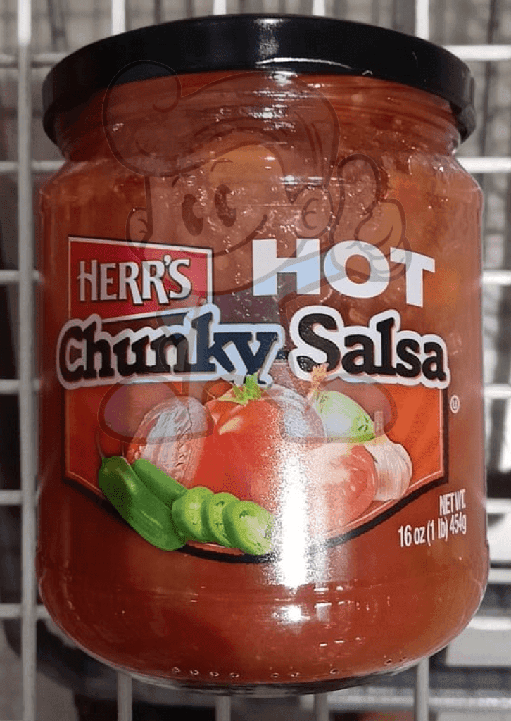 Herrs Hot Chunky Salsa 454G Groceries