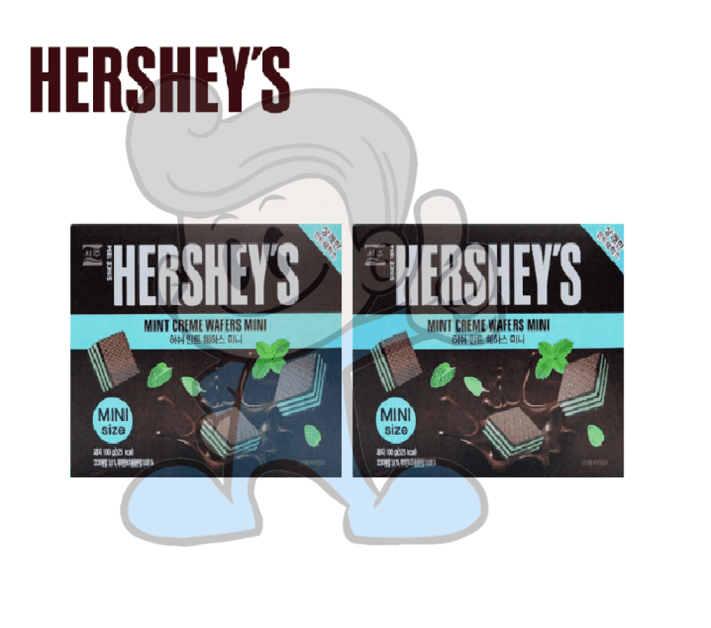 Hershey&#39;s Mint Creme Wafers Mini Size (2 X 200 G) Groceries