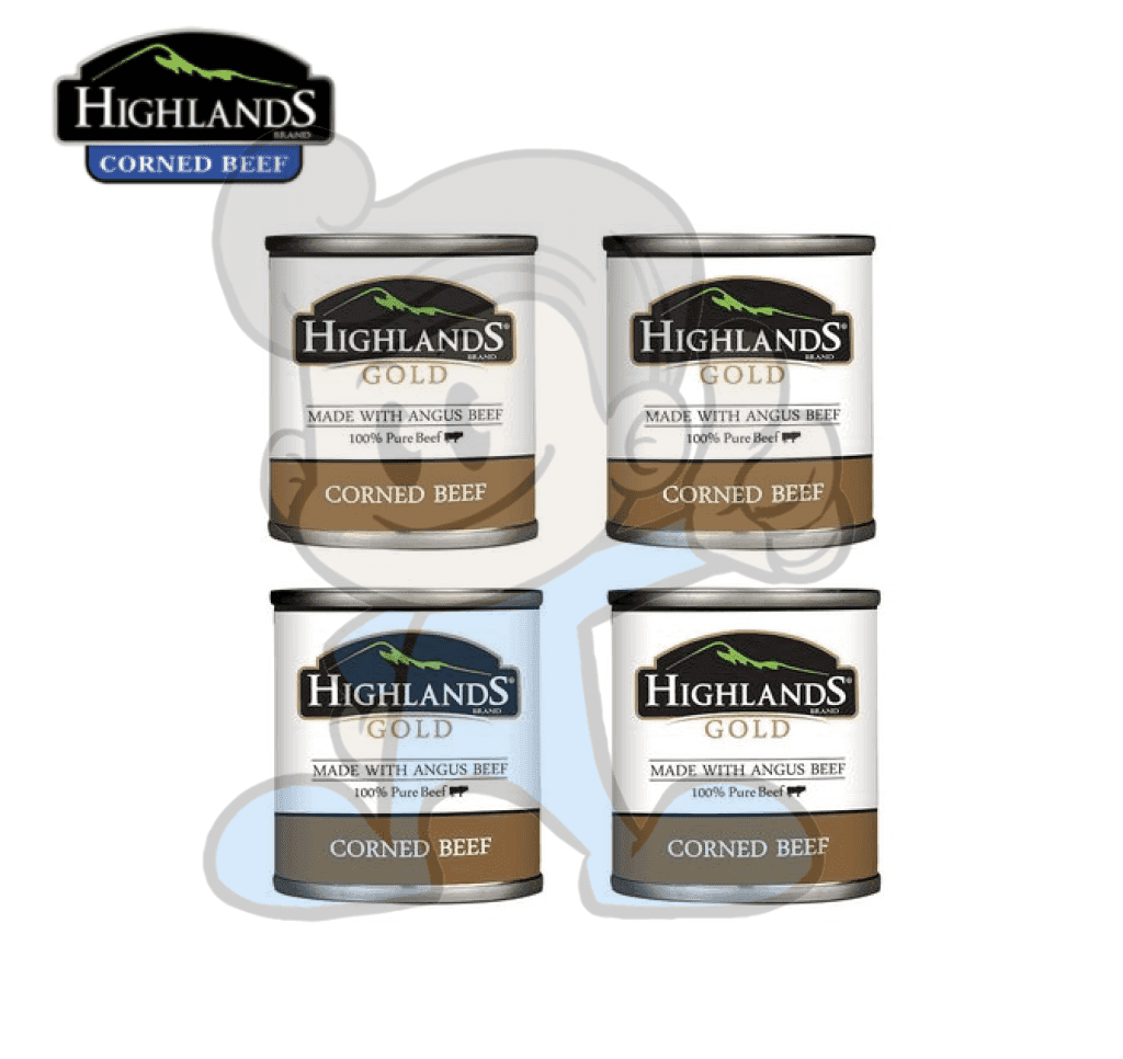 Highlands Gold Corned Beef (4 X 210G) Groceries