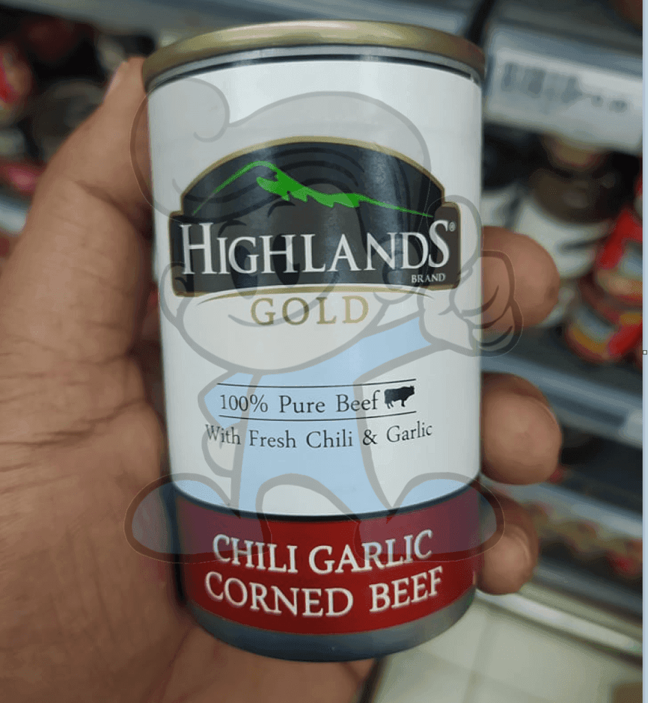 Highlands Gold Corned Beef Chili Garlic (5 X 150G) Groceries