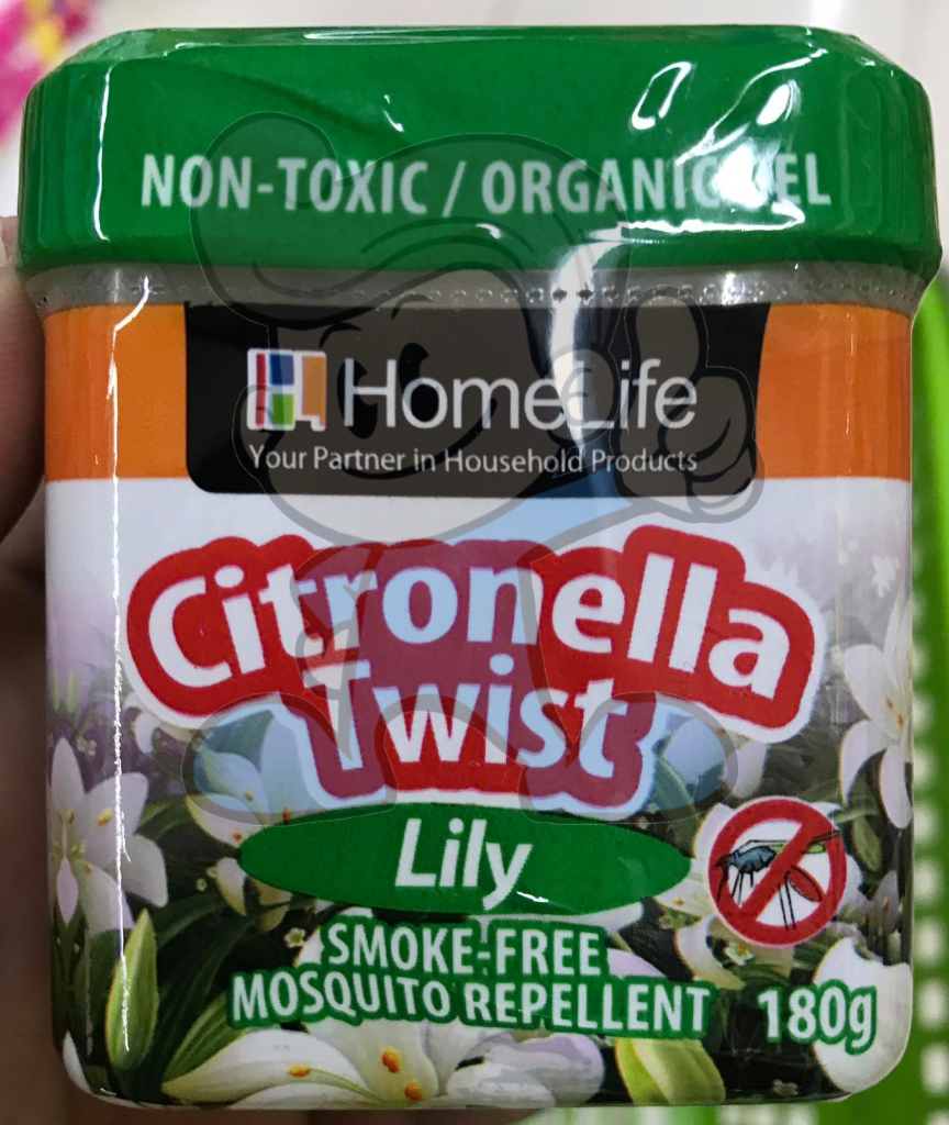 Homelife Citronella Twist Lily Smoke-Free Mosquito Repellent (2 X 180 G) Beauty