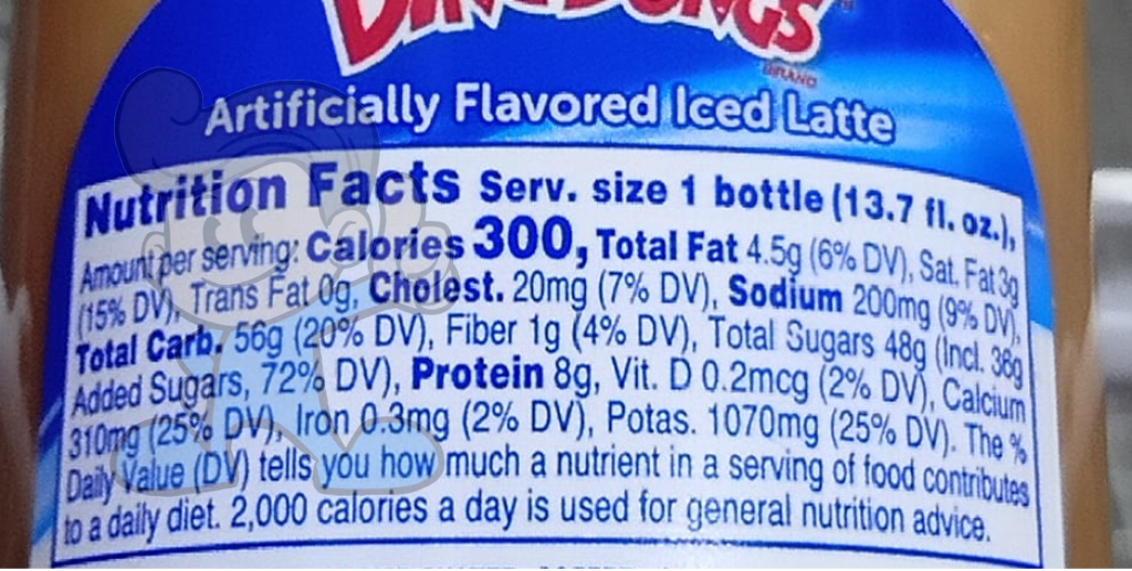 Hostess Ding Dongs Iced Latte (2 X 405 Ml) Groceries