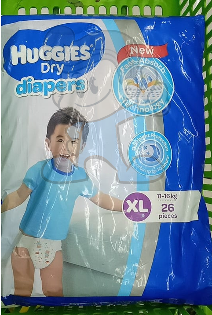 Huggies Dry Diapers Xl 26S Mother & Baby