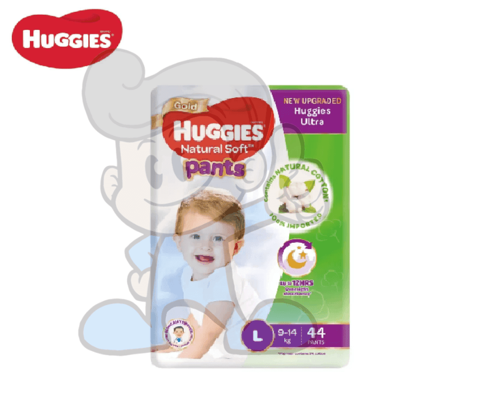 Huggies Gold Natural Soft Pants Large 44S Mother & Baby