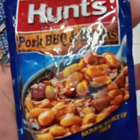 Hunts Pork Bbq Beans (12 X 100 G) Groceries