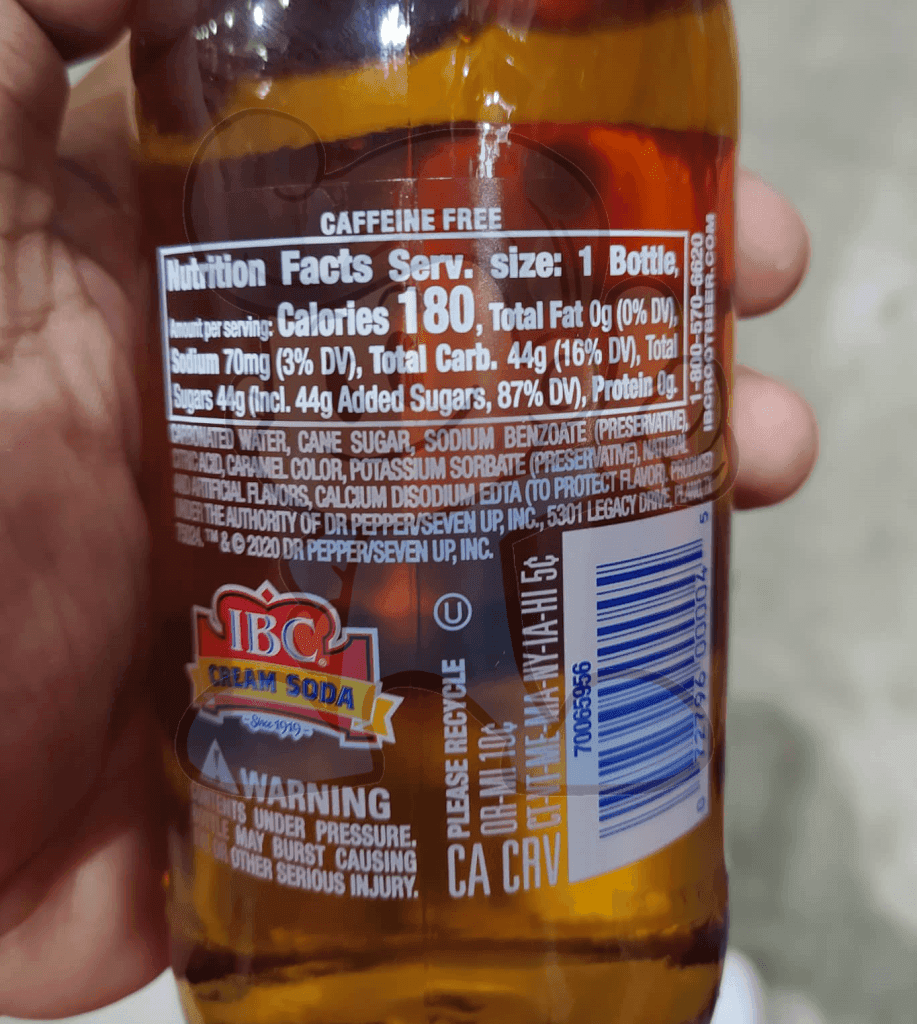 Ibc Cream Soda (4 X 12 Oz) Groceries