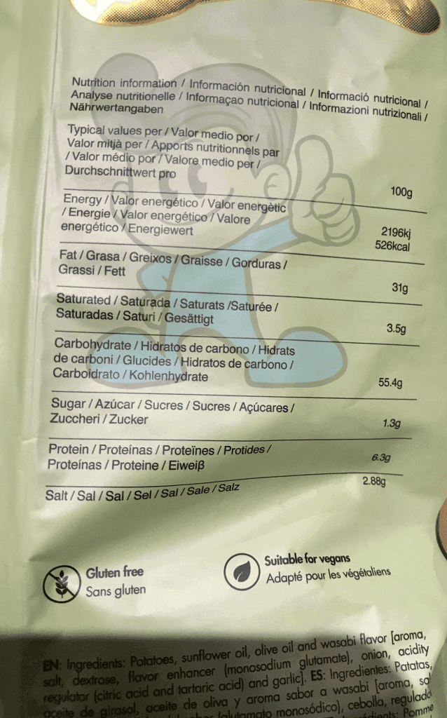 Inessence Wasabi Potato Crisps Croustilles By Rubio (2 X 125 G) Groceries