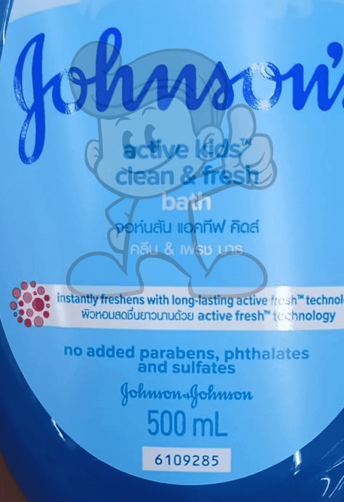 Johnsons Active Kids Clean & Fresh Bath 500Ml Mother Baby