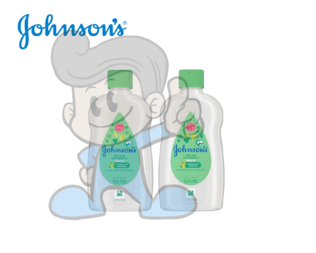 Johnsons Aloe Vera And Vitamin E Baby Oil (2 X 125 Ml) Mother &