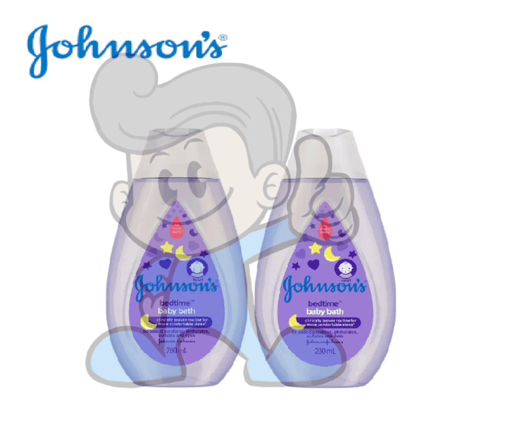 Johnsons Bed Time Baby Bath (2 X 200 Ml) Mother &