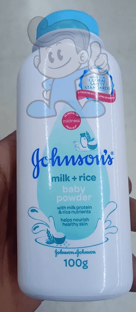 Johnsons Milk Rice Baby Powder (4 X 100 G) Mother &