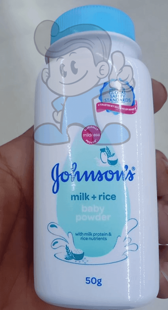 Johnsons Milk Rice Baby Powder (6 X 50 G) Mother &