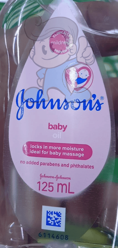 Johnsons Regular Baby Oil (3 X 125 Ml) Mother &