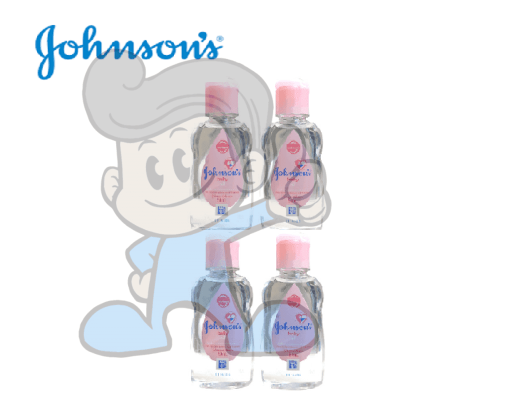 Johnsons Regular Baby Oil (4 X 50 Ml) Mother &