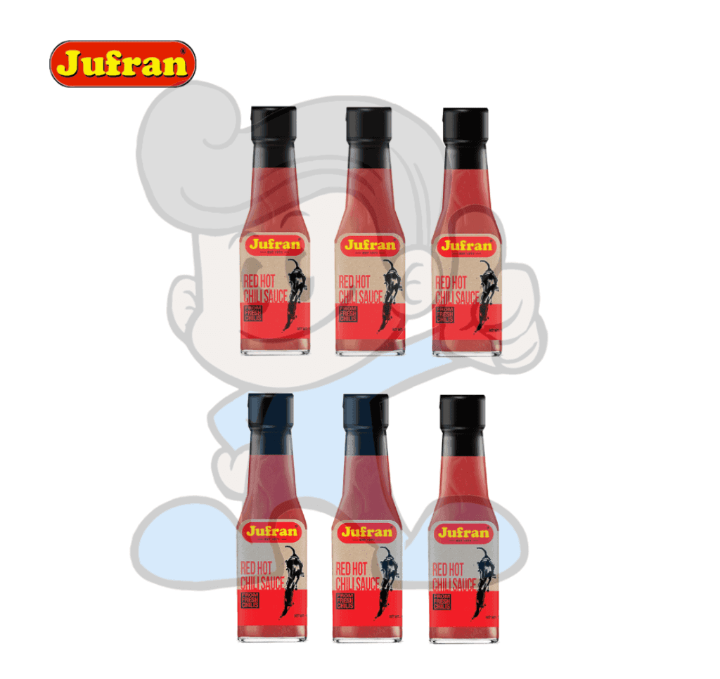 Jufran Red Hot Chili Sauce (6 X 165G) Groceries