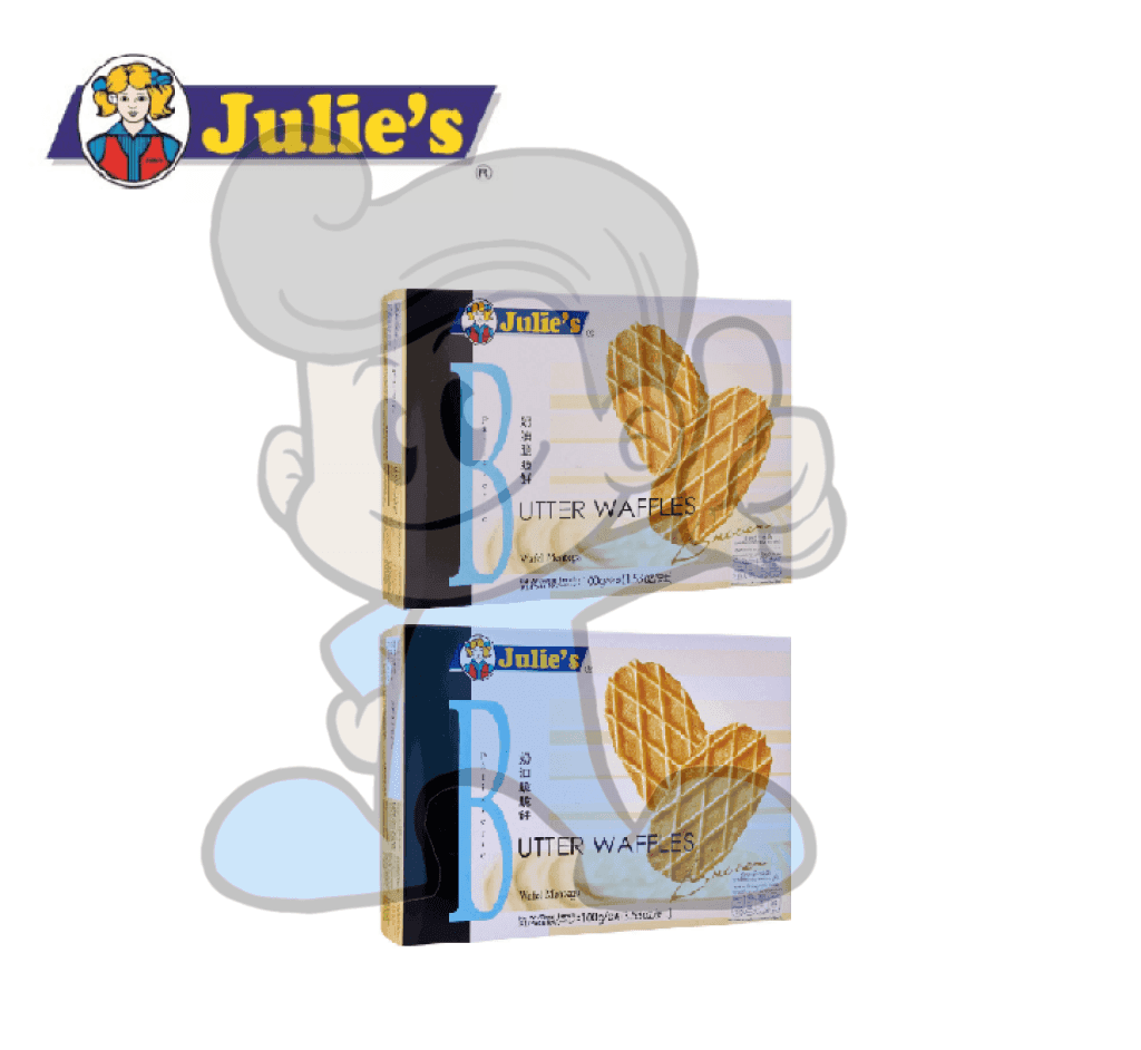 Julies Butter Waffles (2 X 100 G) Groceries