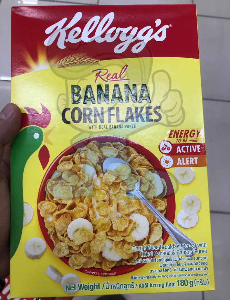 Kelloggs Banana Corn Flakes Cereal (2 X 180G) Groceries