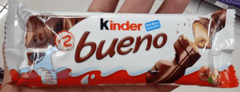 Kinder Bueno 2 Bars Crispy Creamy Chocolate Bar (2 X 43 G) Groceries