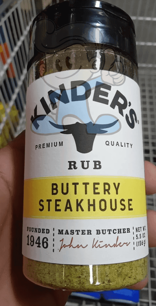 Kinders Premium Quality Rub Buttery Steakhouse 5.5 Oz Groceries