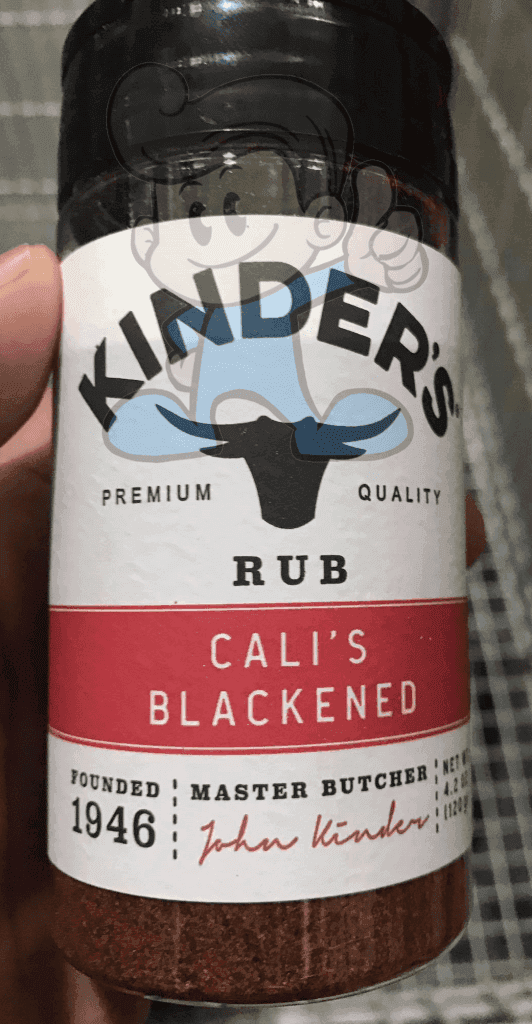 Kinders Premium Quality Rub Calis Blackened 120G Groceries