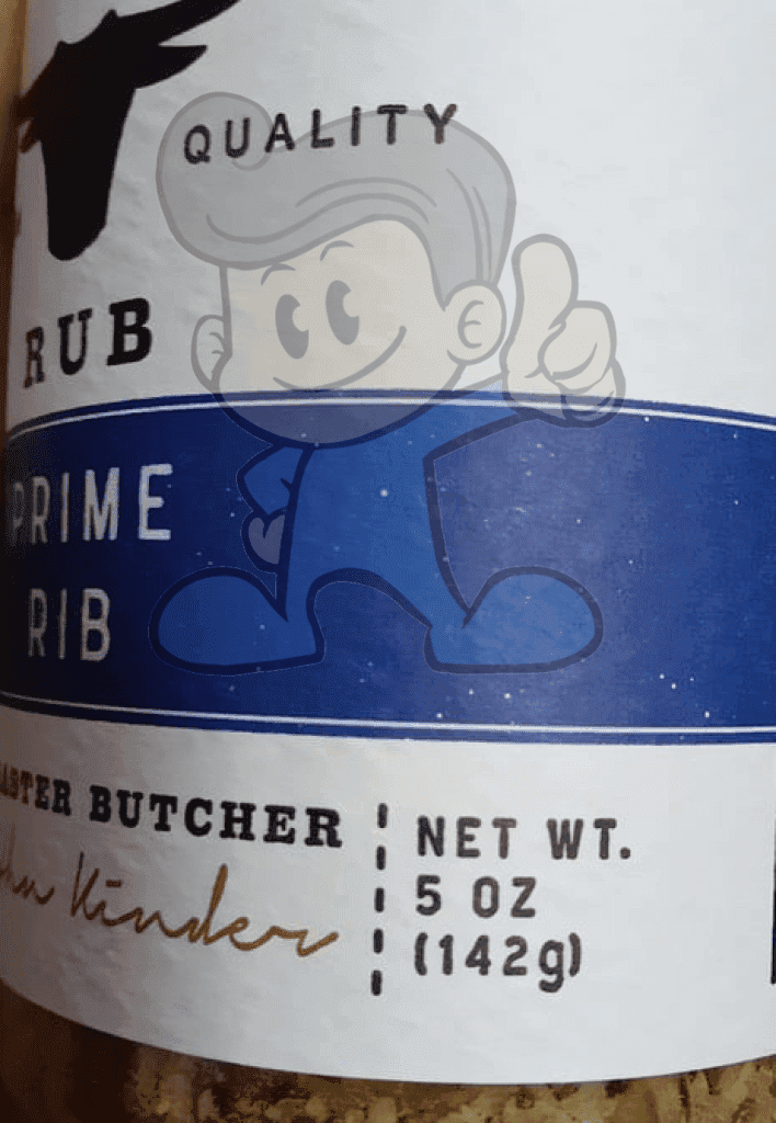 Kinders Premium Quality Rub Prime Rib 5 Oz. Groceries