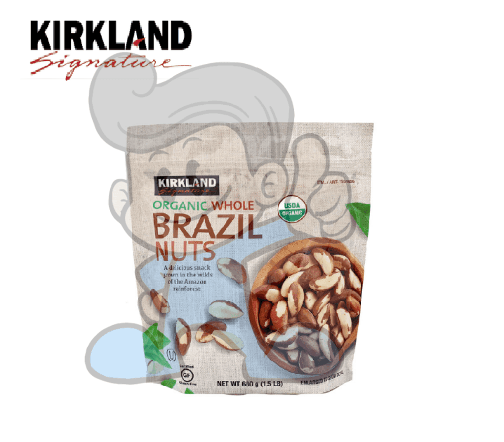 Kirkland Signature Organic Whole Brazil Nuts 680G Groceries