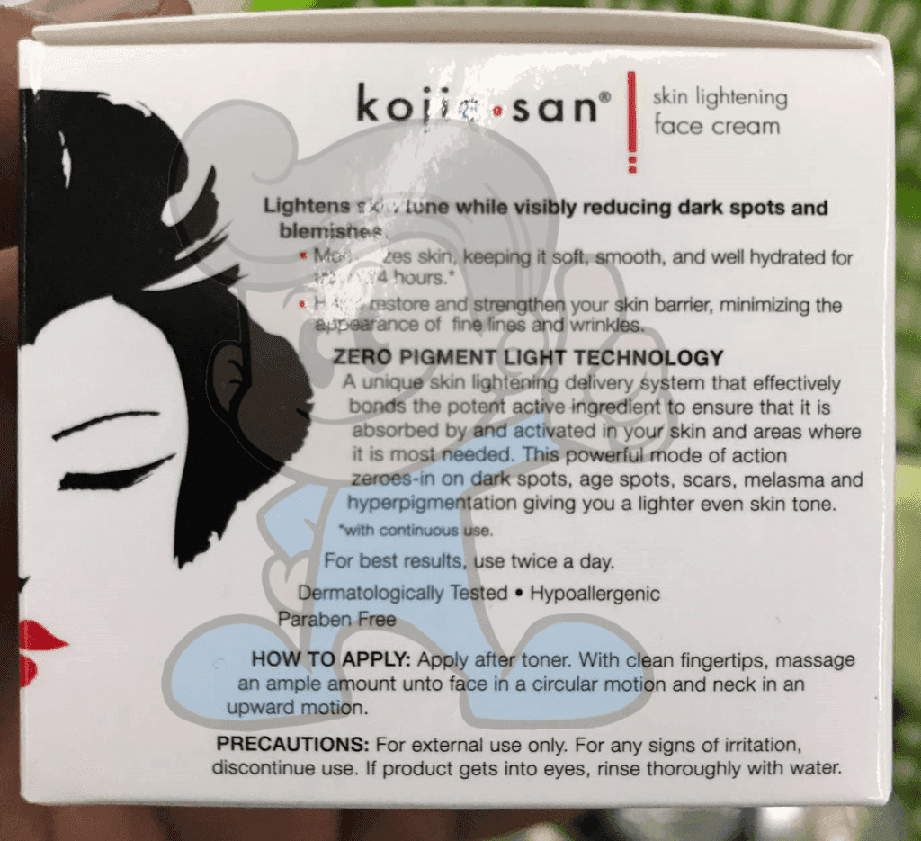 Kojie San Skin Lightening Face Cream With Hydromoist (2 X 30 G) Beauty