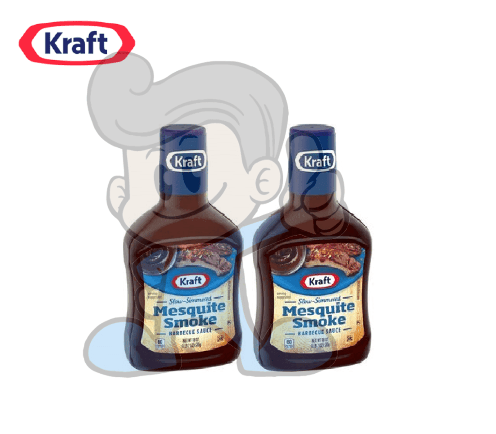 Kraft Slow-Simmered Mesquite Smoke Barbecue Sauce (2 X 18 Oz) Groceries