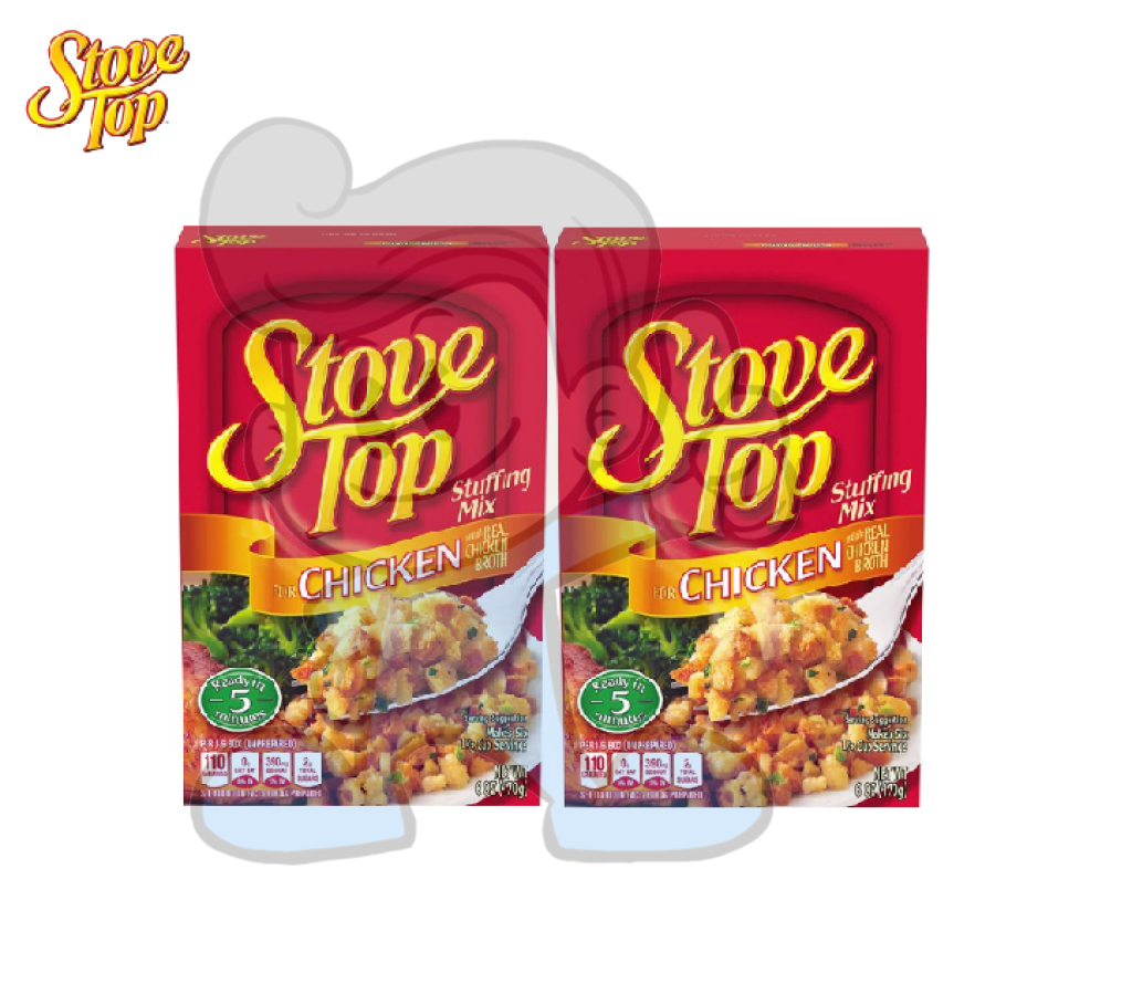 Kraft Stove Top Stuffing Mix Chicken With Real Broth (2 X 170 G) Groceries