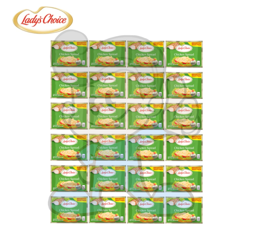 Ladys Choice Chicken Spread (24 X 27Ml) Groceries