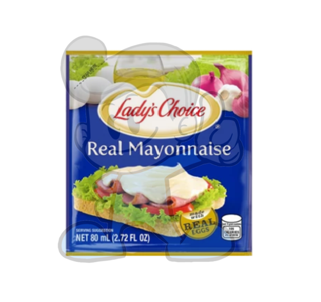 Ladys Choice Real Mayonnaise Original (8 X 80Ml) Groceries