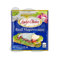 Ladys Choice Real Mayonnaise Original (8 X 80Ml) Groceries