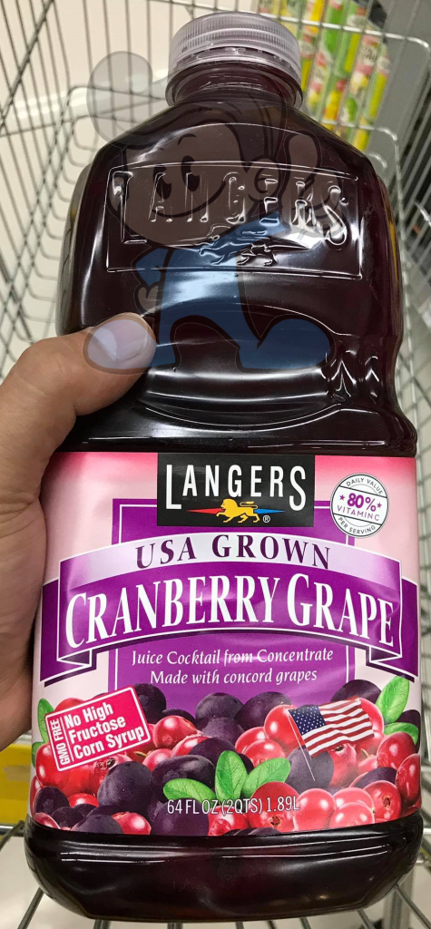 Langers Cranberry Grape Juice (2 X 1.89 L) Groceries