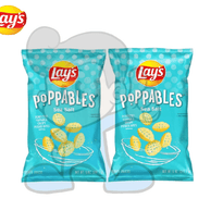 Lays Poppables Potato Chips Snacks Sea Salt (2 X 141 G) Groceries