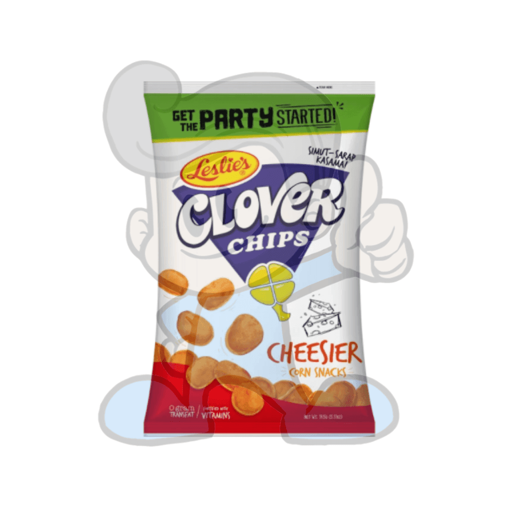 Leslies Clover Chips Cheesier (14 X 55G) Groceries