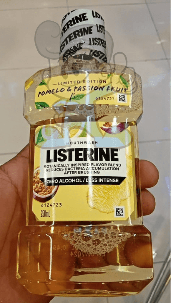 Listerine Mouthwash Pomelo & Passion Fruit (2 X 250 Ml) Beauty