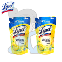 Lysol Disinfectant Lemon Multi-Action Cleaner (2 X 800Ml) Household Supplies