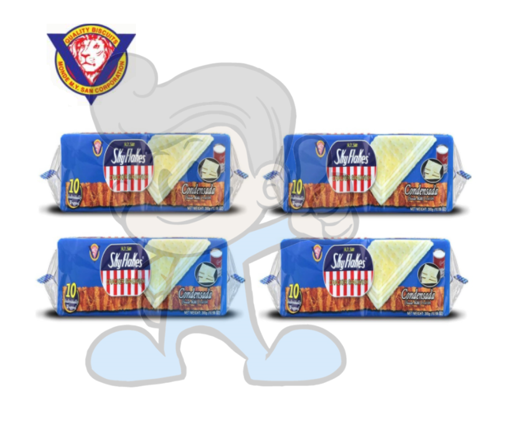 M.y. San Skyflakes Crackers Condensada Pack Of 4 (4 X 300G) Groceries