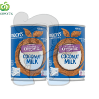 Macro Certified Organic Coconut Milk (2 X 400 Ml) Groceries