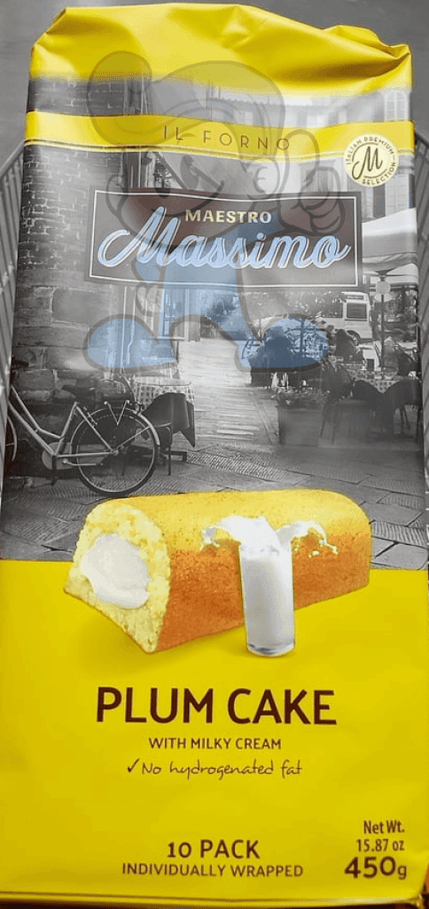 Maestro Massimo Plum Cake With Milky Cream (2 X 450G) Groceries