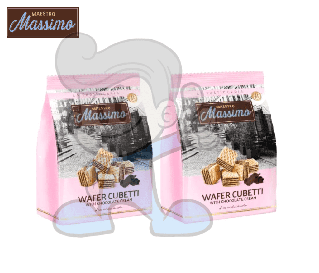 Maestro Massimo Wafer Cubetti With Chocolate Cream (2 X 250G) Groceries