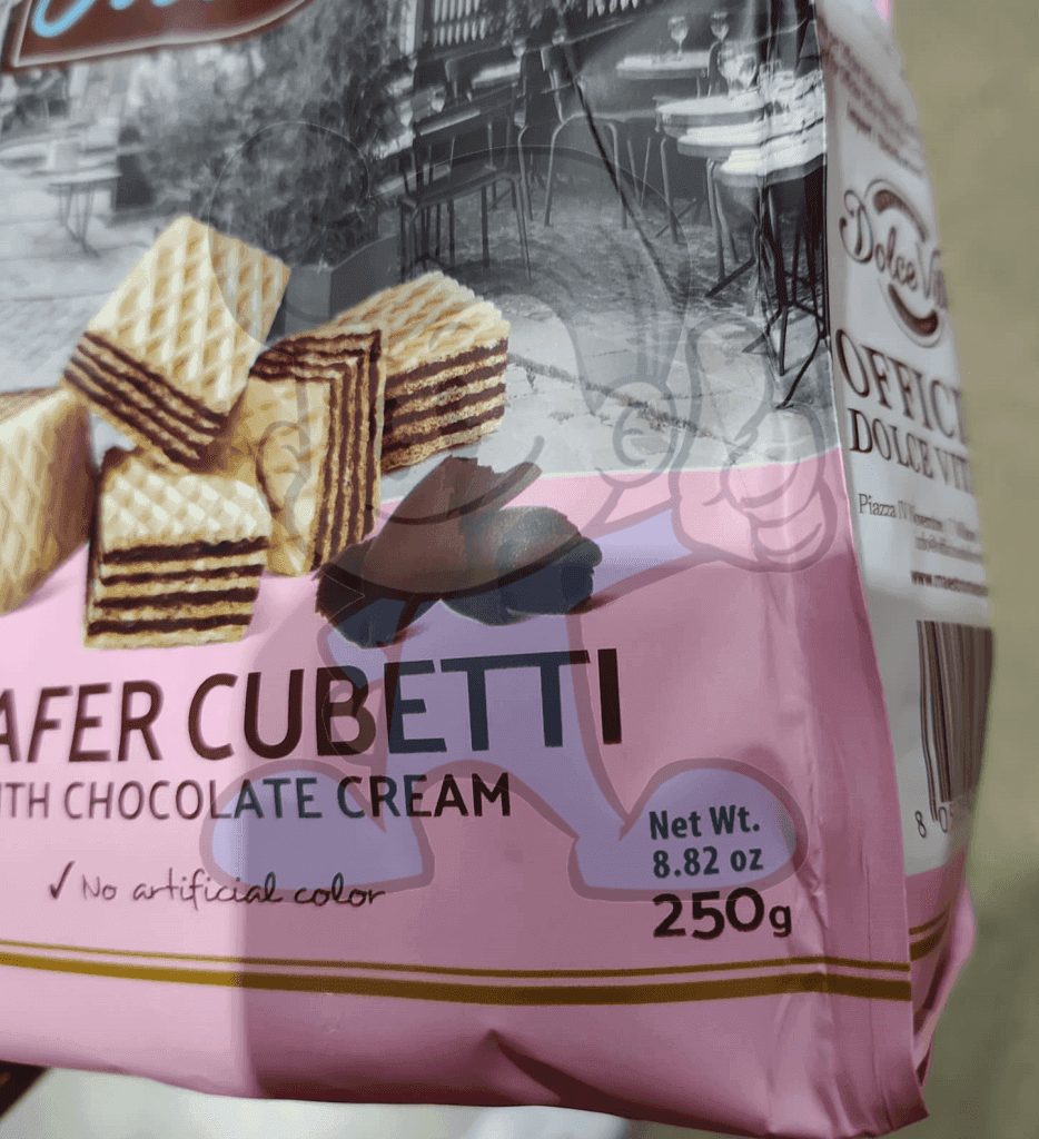 Maestro Massimo Wafer Cubetti With Chocolate Cream (2 X 250G) Groceries