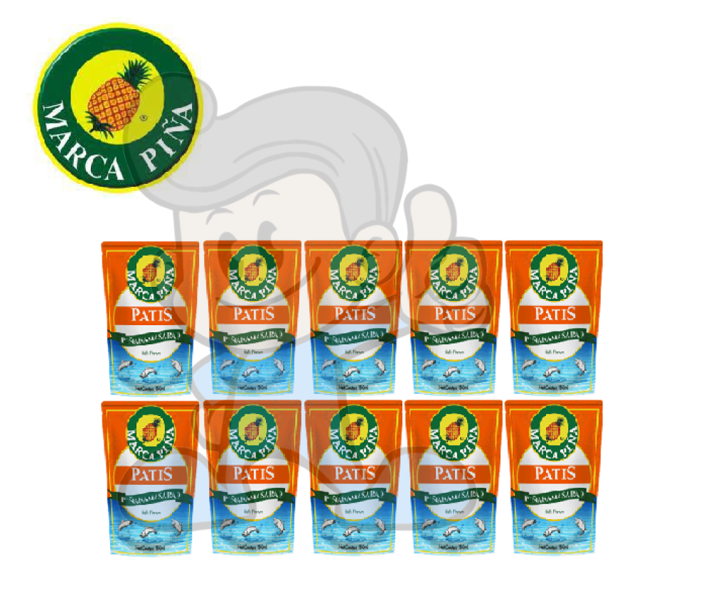 Marca Pina Patis Pinakamasarap Fish Flavor (10 X 150 Ml) Groceries