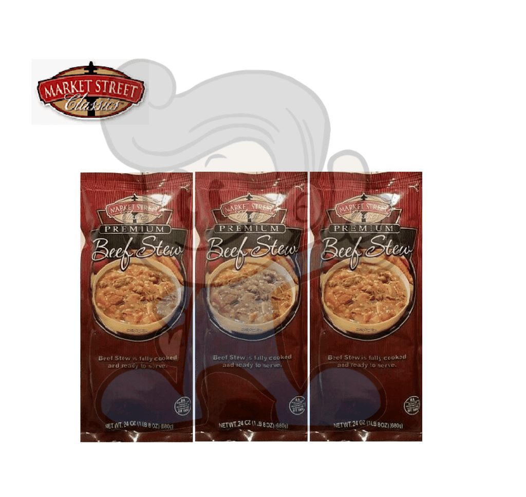 Market Street Classics Premium Beef Stew (3 X 24Oz) Groceries