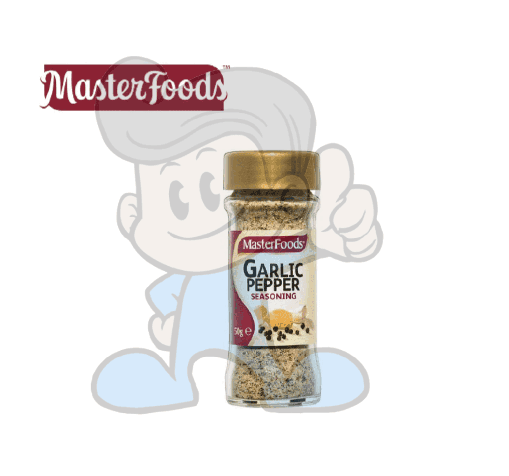 Master Foods Garlic Pepper Seasoning 50G Groceries