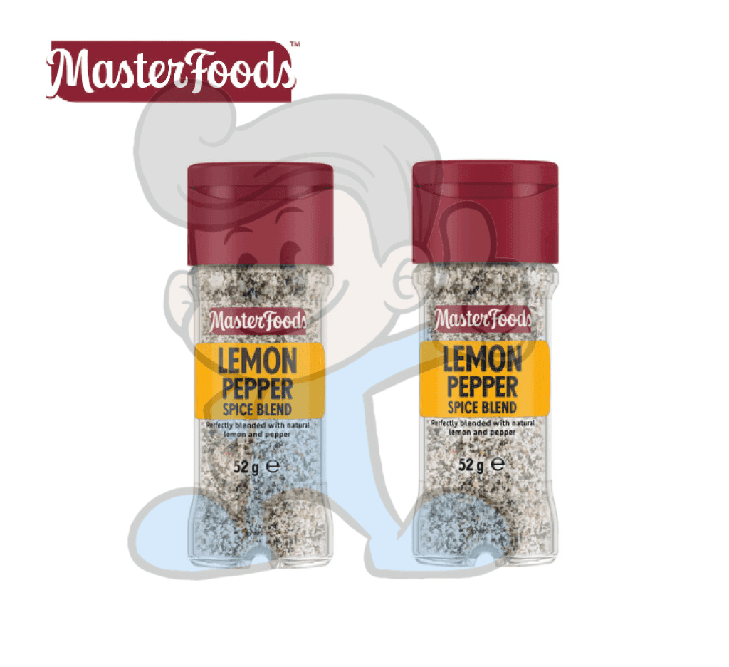 Masterfoods Lemon Pepper Seasoning (2 X 52G) Groceries