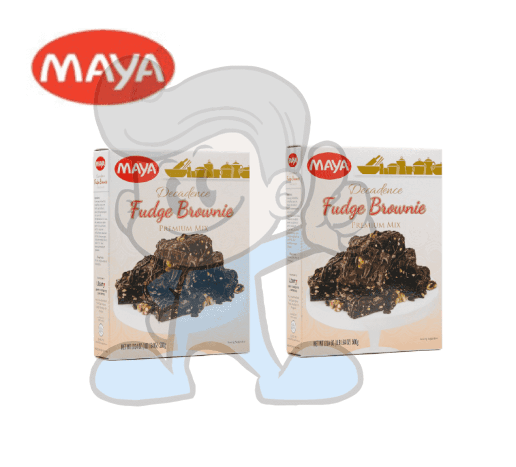 Maya Decadence Choco Fudge Brownie Mix (2 X 500G) Groceries