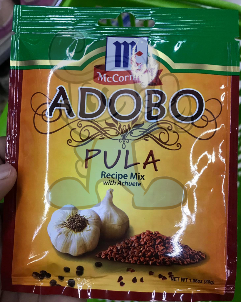 Mccormick Adobo Pula Recipe Mix With Achuete (6 X 30 G) Groceries